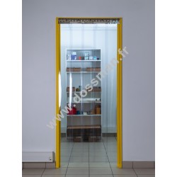 Porte à lanière PVC souple de 200x2 transparente