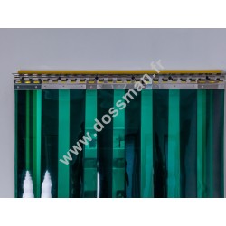 Porte à lanière 200x2 transparente Verte 