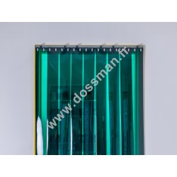 Porte à lanière 200x2 transparente Verte 