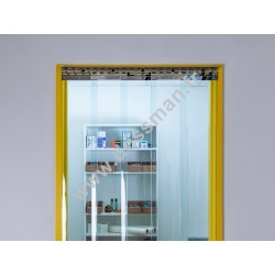 Porte à lanière 200x2 transparente (-25°C) frigorifique 
