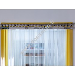 Porte à lanière 200x2 transparente Confort+ pour passages intensifs