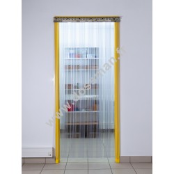 Porte à lanière 200x2 transparente Confort passage intensif