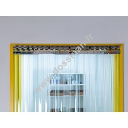 Porte à lanière 200x2 transparente Confort+ (-25°C) frigorifique  SUR MESURE