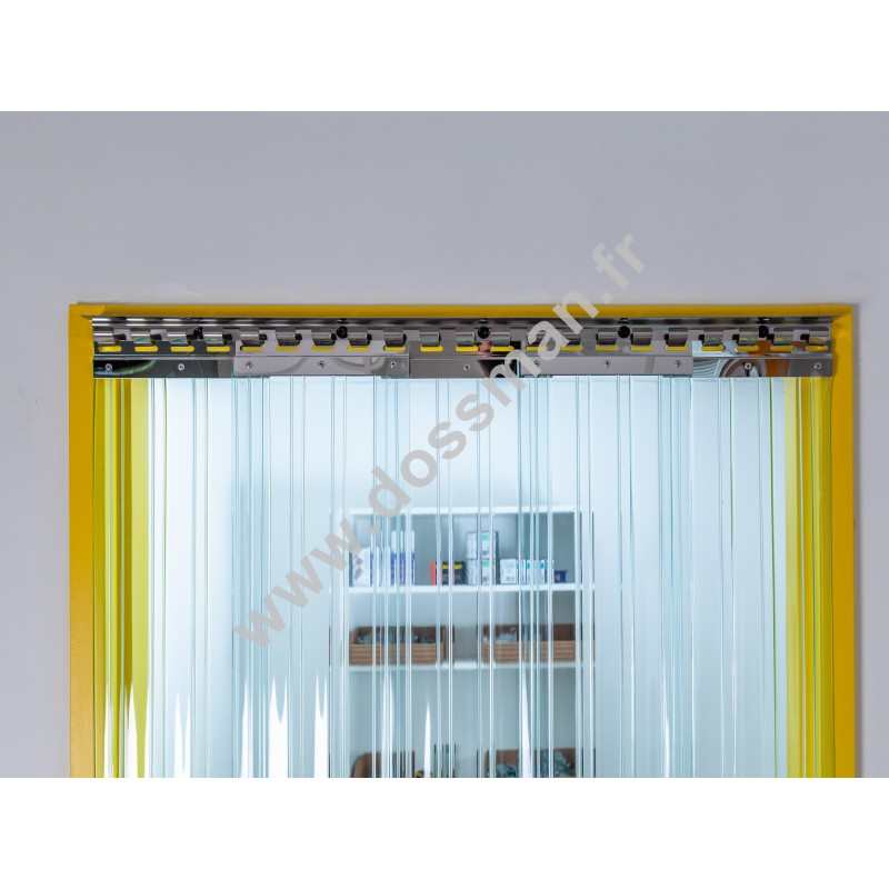 Porte à lanière 200x2 Transparent Confort+ (-25°C) Non ignifugé Transparent Traffic