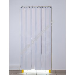 Porte à lanière 200x2mm Opaque Blanche 