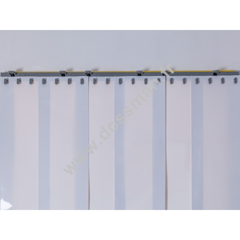 Porte à lanière 200x2 Opaque Standard Positiv Non ignifugé Blanc Quick