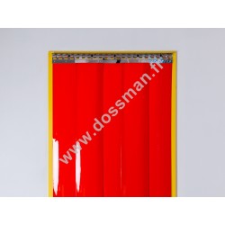 Porte à lanière 200x2 Opaque Rouge 