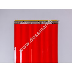 Porte à lanière 200x2 Opaque Rouge 