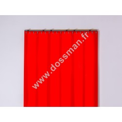 Porte à lanière 200x2 Opaque Rouge 