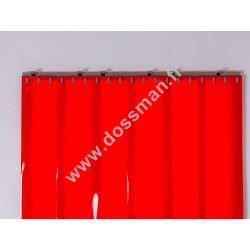 Porte à lanière 200x2 Opaque Rouge  SUR MESURE