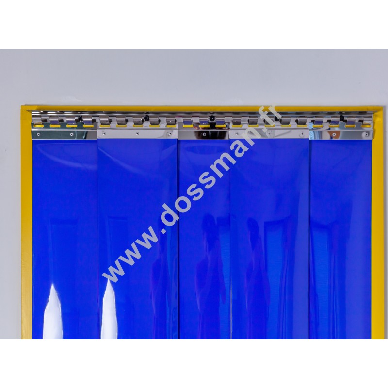 Porte à lanière 200x2 Opaque Standard Positiv Non ignifugé Bleue Traffic