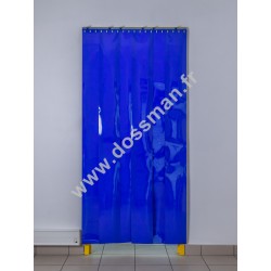 Porte à lanière 200x2 Opaque Bleue 