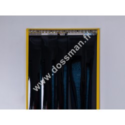 Porte à lanière 200x2 Opaque Noire 