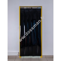 Porte à lanière 200x2 Opaque Noire 