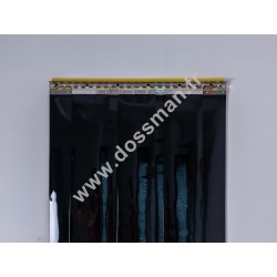 Porte à lanière 200x2 Opaque Noire 