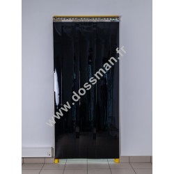 Porte à lanière 200x2 Opaque Noire 