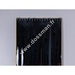 Porte à lanière 200x2 Opaque Noire 