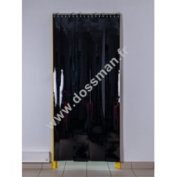 Porte à lanière 200x2 Opaque Noire 