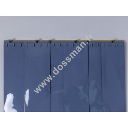 Porte à lanière 200x2 Opaque Grise  SUR MESURE