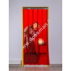 Porte à lanière 200x2 Soudure ignifugée Rouge 