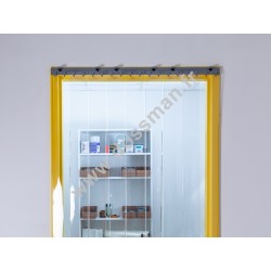 Porte à lanière 200x2 Antistatique transparente 