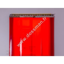 Porte à lanière 300x2 Soudure ignifugée Rouge 