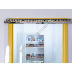 Porte à lanière 300x3 transparente  SUR MESURE