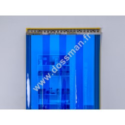 Porte à lanière 300x3 transparente Bleue 