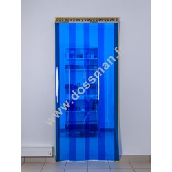 Porte à lanière 300x3 transparente Bleue 