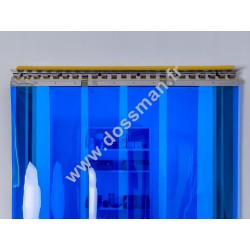 Porte à lanière 300x3 transparente Bleue 