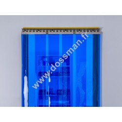 Porte à lanière 300x3 transparente Bleue 