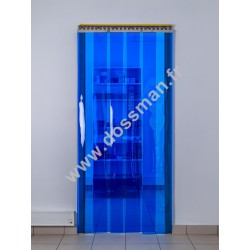 Porte à lanière 300x3 transparente Bleue 