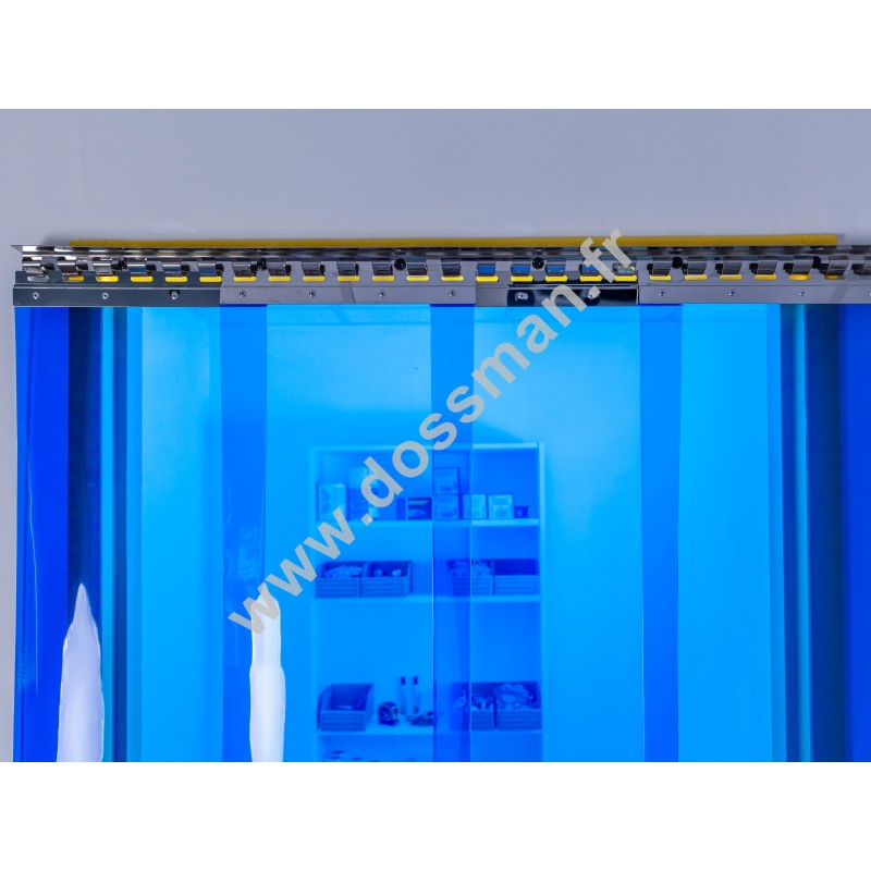 Porte à lanière 300x3 Transparent Standard Positiv Non ignifugé Bleue Traffic