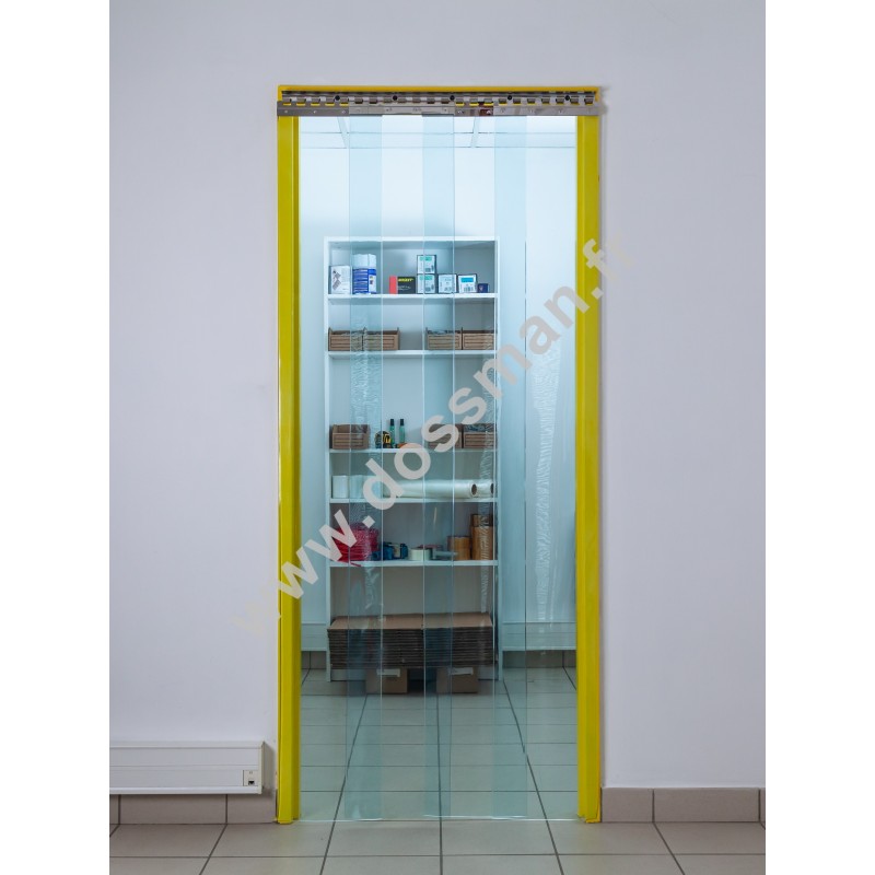 Rideau de Porte à Isolation Thermique Hiver avec W30xh45cm Transparent  Fenêtre Visible Insonorisé Rideau de Porte Couverture Isolant Robuste