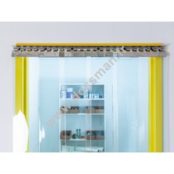 Porte à lanière 300x3 transparente (-25°C) frigorifique 