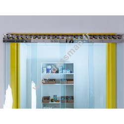 Porte à lanière 300x3 transparente (-25°C) frigorifique  SUR MESURE