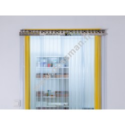 Porte à lanière 300x3mm transparentes Confort+ passages réguliers