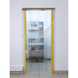 Porte à lanière 300x3 transparente Confort+ passages fréquents