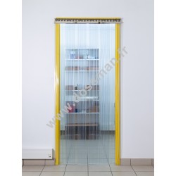 Porte à lanière 300x3 transparente Confort grand passage