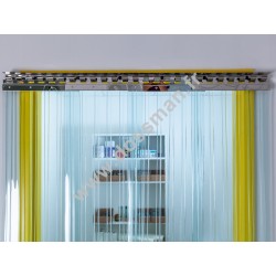 Porte à lanière 300x3 transparente Confort+ (-25°C) frigorifique  SUR MESURE