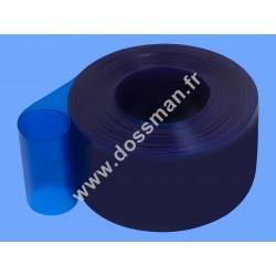 Rouleau de lame PVC 200 x 2 Transparent positive Bleue