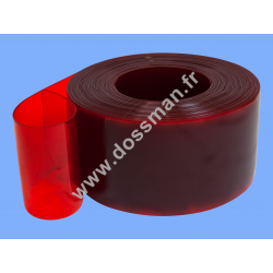 Rouleau de lame PVC 200 x 2 Transparent positive Rouge
