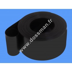 Rouleau de lamelles 50m PVC 200 x 2mm opaques noires