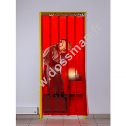 Rouleau de lame PVC 300 x 2 ignifugée(s) soudure Rouge