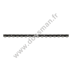 cornière inox de 24 crochets