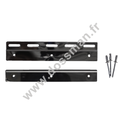 plaques et contreplaques Inox 200 mm - 3 rivets inclus