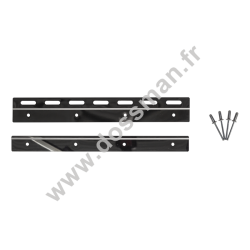 plaques et contreplaques Inox 300 mm - 4 rivets inclus