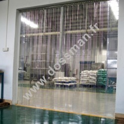 rideau pvc transparent