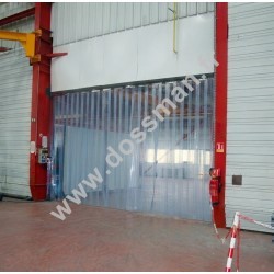 rideau de porte transparent