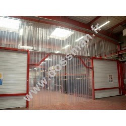 Rideau lanière PVC